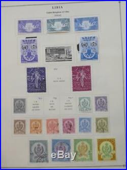 EDW1949SELL LIBYA Very clean Mint & Used collection on album pages. Cat $560
