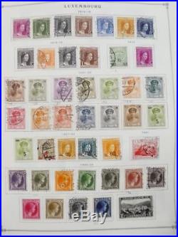 EDW1949SELL LUXEMBOURG Very clean Mint & Used collection on pages. Cat $1,295