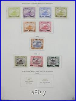 EDW1949SELL PAPUA Very nice Mint & Used collection on album pages. Cat $876.00