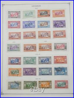 EDW1949SELL SENEGAL Very clean Mint & Used collection on album pages. Cat $803