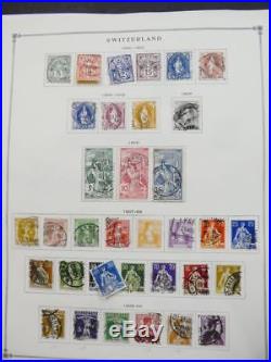 EDW1949SELL SWITZERLAND Very clean Mint & Used collection on pages. Cat $2,160