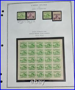 EDW1949SELL USA Mint & Used collection on album pages with many Better incl #630