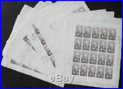 EDW1949SELL USA Nice collection of all Used Full Sheets. Face as Mint $958.55