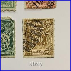 Early 1800's Select Group Of Montevideo Uruguay Stamps, Interesting Lot