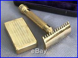Early 1900s GILLETTE W-1 Safety Razor MINT IN BOX Stamped SPECIAL Prototype
