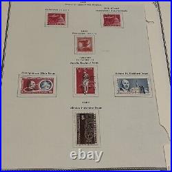 Early Airmail Mint And Used Stamps Lot On Album Pages, Many Complete Pages #58