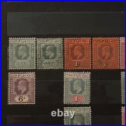 Early Fiji Mint And Used Stamps Lot In Stock Page King George V