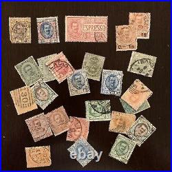 Early Italy Stamp Lot, High Denoms Included #1