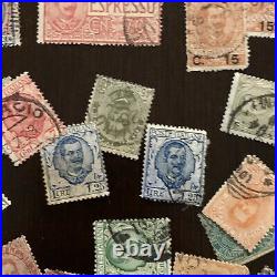 Early Italy Stamp Lot, High Denoms Included #1