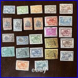Early Portugal Lot Of 25 Different Mint Stamps