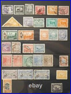 Early South America countries mint and used on 30 Stockcard, around 700 stamps
