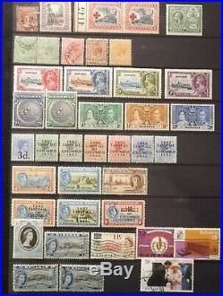Early commonwealth collection in stock book. Aden to Zululand, mint and used on