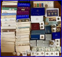 Estate Find Us Proof / Mint Set / Coin Collection, Silver Coins, Old Bills Lot