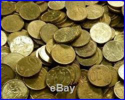 Euro coins bulk FX lot 300 EUR travel vacation exchange money 10 and 20 cents