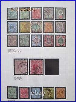 Excellent Great Britain Collection, Mint & Used sets. 1902 1976 Safe album