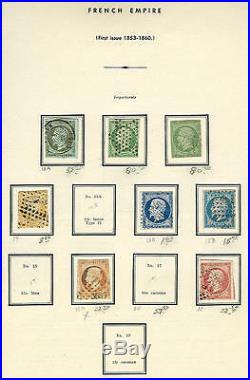 FRANCE Mint & Used collection 2 volumes 1853-1979 $3,925.00