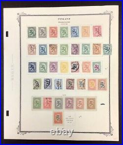 Finland Collection 1858-1976 MNH, Mint and used 45 pages 700+ stamps
