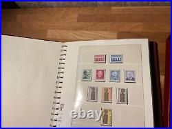 Foroyar Stamps mint and used sets 1975 on in Linder album with slip case