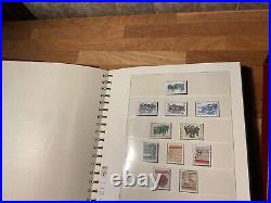 Foroyar Stamps mint and used sets 1975 on in Linder album with slip case