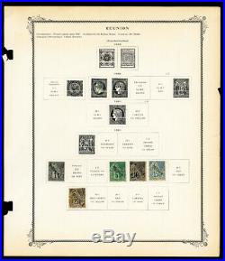 France Reunion Mint & Used Collection Of 92 Stamps