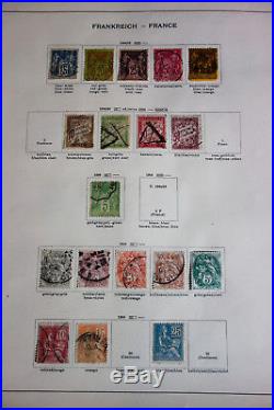 France Stamp Collection on Specialty pages Mint and Used