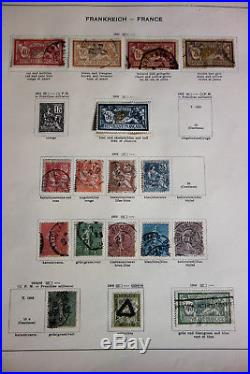 France Stamp Collection on Specialty pages Mint and Used