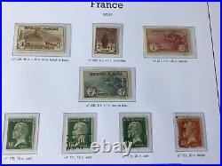France War Charity 1923 1927 mounted mint & used stamps A6592