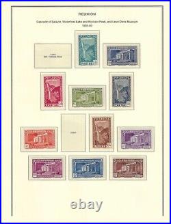 France colonies 1852-1945 REUNION collection mint & used $ 1,445.00