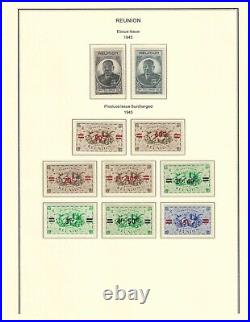 France colonies 1852-1945 REUNION collection mint & used $ 1,445.00