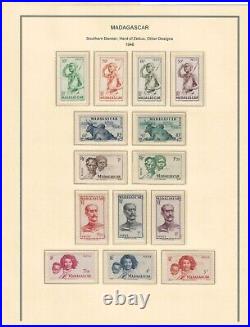 France colonies 1889-1957 MADAGASCAR collection mint & used $ 15,866.00