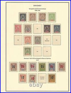 France colonies 1899-1944 DAHOMEY collection mint & used $ 820.00