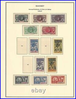 France colonies 1899-1944 DAHOMEY collection mint & used $ 820.00