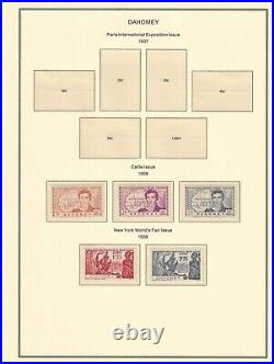 France colonies 1899-1944 DAHOMEY collection mint & used $ 820.00