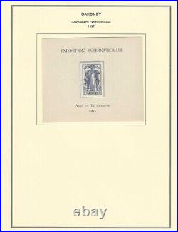 France colonies 1899-1944 DAHOMEY collection mint & used $ 820.00