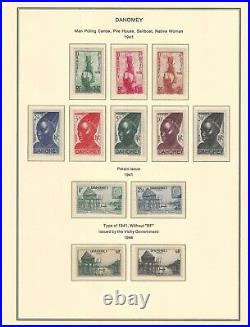 France colonies 1899-1944 DAHOMEY collection mint & used $ 820.00