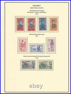 France colonies 1899-1944 DAHOMEY collection mint & used $ 820.00