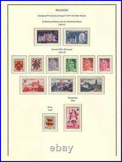 France colonies 1947-1974 REUNION collection mint & used $ 430.00