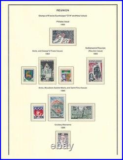 France colonies 1947-1974 REUNION collection mint & used $ 430.00