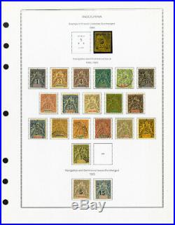 French Indo-China / Vietnam Pristine 1800s to 1940s Mint & Used Stamp Collection