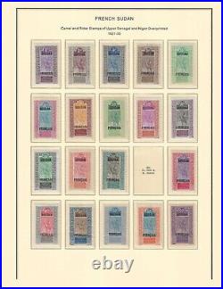 French SUDAN 1894-1944 collection mint & used $ 480.00