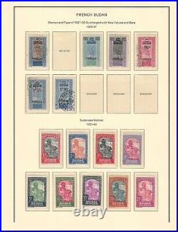 French SUDAN 1894-1944 collection mint & used $ 480.00