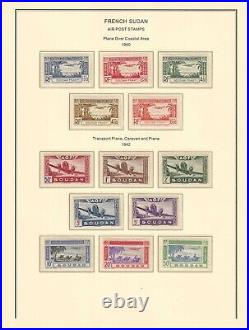 French SUDAN 1894-1944 collection mint & used $ 480.00