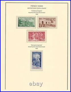 French SUDAN 1894-1944 collection mint & used $ 480.00