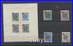 French Zone-wurttemberg 1947-49 Collection On Stock Pages Mint Used 8n28-37 8nb4