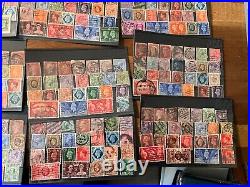 GB QE MNH MINT 9 leaves + QV 1 d red kings other QV 20 cards lot2