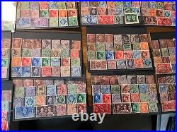 GB QE MNH MINT 9 leaves + QV 1 d red kings other QV 20 cards lot2