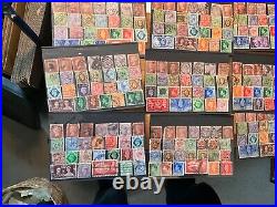 GB QE MNH MINT 9 leaves + QV 1 d red kings other QV 20 cards lot2