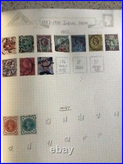 GB STAMPS OVER 800 USED AND MINT WITH OVER 100 PENNY REDS PLUS 2 x 2d BLUE