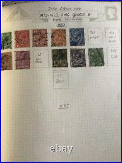 GB STAMPS OVER 800 USED AND MINT WITH OVER 100 PENNY REDS PLUS 2 x 2d BLUE