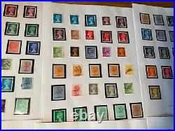 GB Stamps Machin Definitive with 1st 2nd mostly mnh a few used as shown 220+